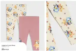 Sinsay Legginsy 2 pack Bluey oferta