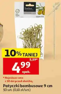 Auchan Patyczki bambusowe 9 cm oferta