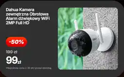 Biedronka Dahua Kamera zewnętrzna Obrotowa Alarm dźwiękowy WiFi 2MP Full HD oferta