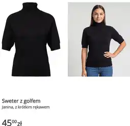 KiK Sweter z golfem Janina, z krótkim rękawem oferta