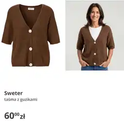 KiK Janina Sweter taśma z guzikami oferta