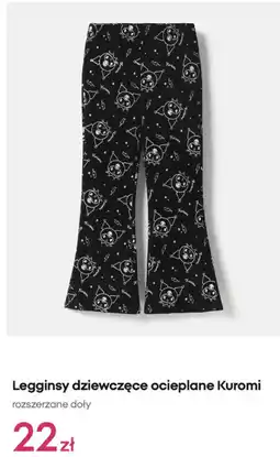 Pepco Legginsy dziewczęce ocieplane Kuromi rozszerzane doły oferta
