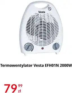 RTV EURO AGD Termowentylator Vesta EFH01N 2000W oferta
