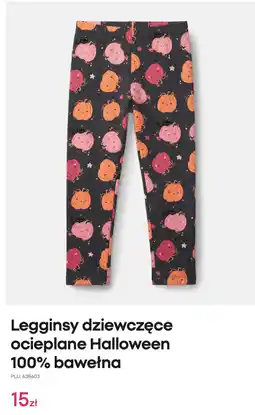 Pepco Legginsy dziewczęce ocieplane Halloween 100% bawełna oferta
