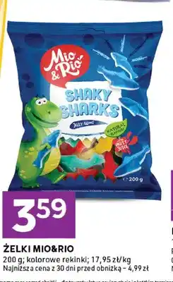 Stokrotka Żelki Mio & Rio kolorowe rekinki oferta