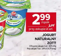 Stokrotka Jogurt naturalny Zott oferta
