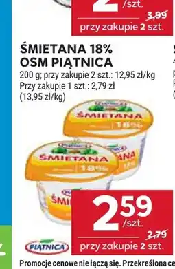 Stokrotka Śmietana OSM Piątnica 18% oferta