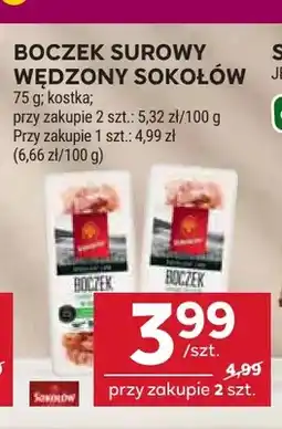 Stokrotka Boczek surowy wędzony Sokołów oferta