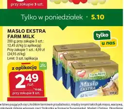 Stokrotka Masło ekstra Farm Milk oferta
