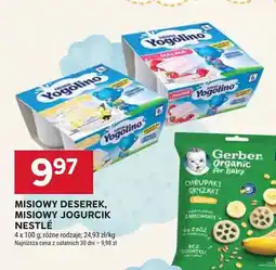 Stokrotka Misiowy Deserek Nestlé Yogolino 4-pak oferta