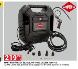 Merkury Market Kompresor bezolejowy Airpress oferta