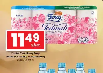 Papier toaletowy Foxy Camila 3-warstwowy 8-pak
