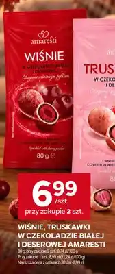 Stokrotka Wiśnie w czekoladzie białej i deserowej Amaresti oferta