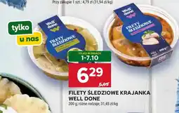 Stokrotka Filety śledziowe krajanka Well Done oferta