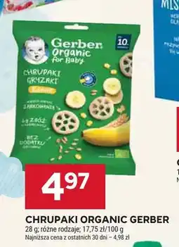 Stokrotka Chrupaki gryzaki Gerber Organic Banan oferta