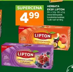 Stokrotka Herbata ekspresowa Lipton owoce leśne-granat oferta
