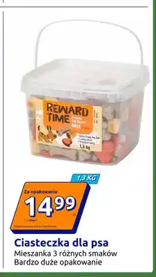 Action Ciasteczka dla psa mieszanka 3 różnych smaków Reward Time oferta