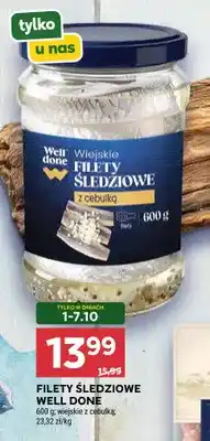 Stokrotka Filety śledziowe wiejskie z cebulką Well Done oferta