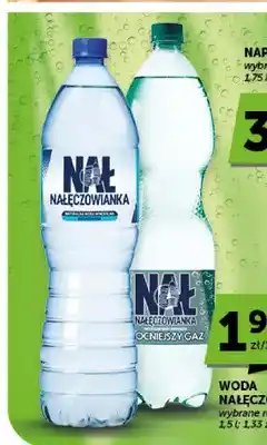 Woda gazowana Nałęczowianka mocniejszy gaz