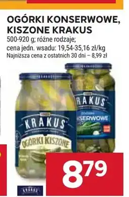Stokrotka Ogórki konserwowe Krakus oferta