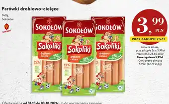 Parówki drobiowo-cielęce Sokoliki Sokołów