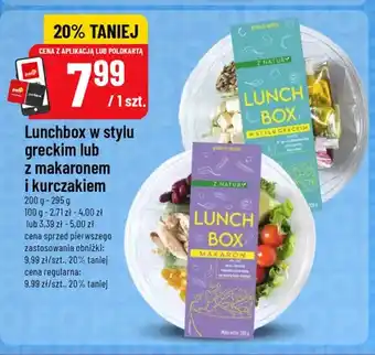 Lunchbox w stylu greckim Z Natury