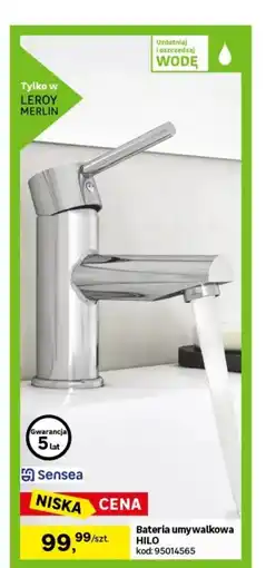 Leroy Merlin Bateria umywalkowa SenSea oferta