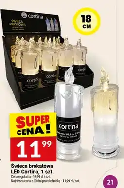 Twój Market Świeca brokatowa LED Cortina oferta