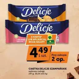 ABC Ciastka Delicje Szampańskie o smaku malinowym oferta