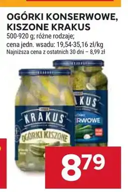 Stokrotka Ogórki kiszone Krakus oferta
