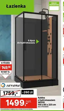 Leroy Merlin Kabina hydromasażowa Savana oferta