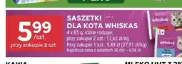 Stokrotka Saszetki dla kota Whiskas 4-pak oferta