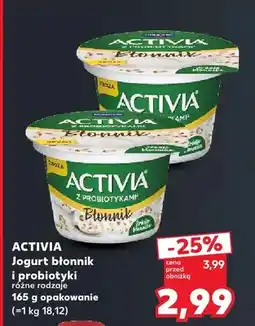 Kaufland Jogurt błonnik i probiotyki Activia oferta