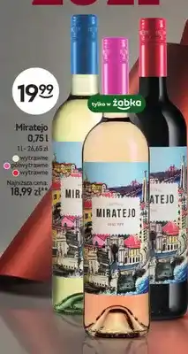 Żabka Wino czerwone Miratejo wytrawne oferta