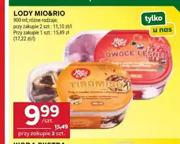 Stokrotka Lody Mio & Rio tiramisu oferta
