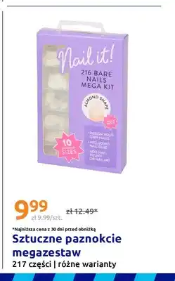 Action Sztuczne paznokcie megazestaw 217 części Nail it! oferta