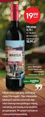 Żabka Wino czerwone wytrawne Miratejo oferta