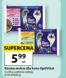Auchan Mokra karma dla kota Opti Vital oferta