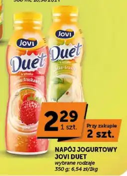 ABC Napój jogurtowy Jovi Duet o smaku jabłko-gruszka oferta