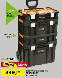 Leroy Merlin Skrzynia narzędziowa Dexter oferta
