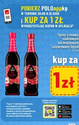 Syrop o smaku wiśniowym Zaczarowany Ogród