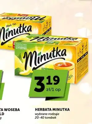 Herbata czarna aromatyzowana o smaku cytryny Minutka