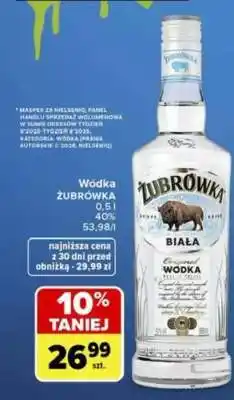Carrefour Wódka Żubrówka oferta