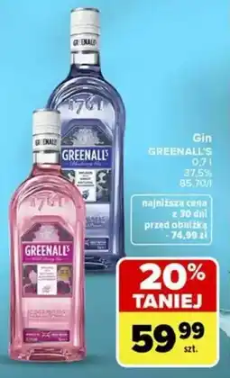 Carrefour Gin GREENALL'S oferta