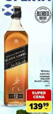 Carrefour JOHNNIE WALKER BLACK LABEL oferta