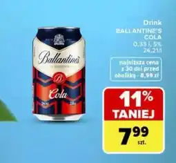 Carrefour Drink Ballantine’s Cola oferta