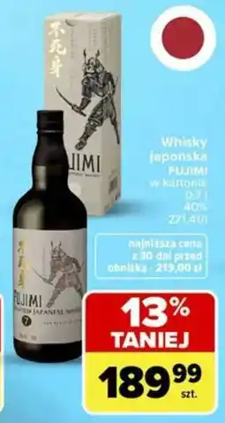 Carrefour Whisky japońska FUJIMI oferta