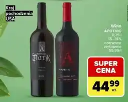 Carrefour Wino APOTHIC oferta