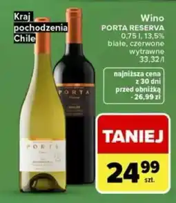 Carrefour Wino Porta Reserva oferta