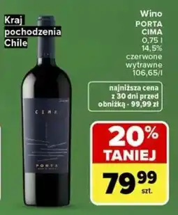 Carrefour Wino PORTA CIMA oferta